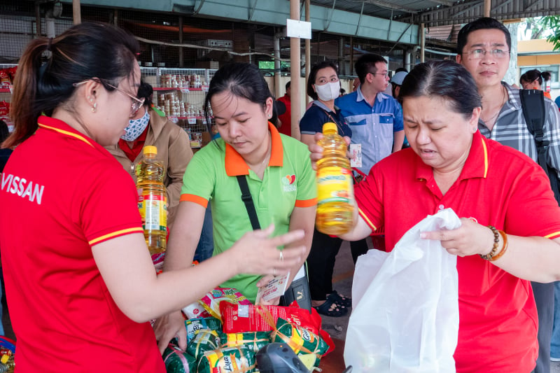 Công tác chăm lo cho đoàn viên công đoàn, người lao động thuộc SATRA luôn được Công Đoàn Tổng Công ty thực hiện tốt. Ảnh: SATRA