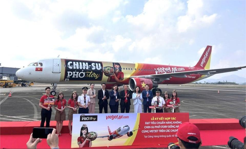 Masan Consumer và Vietjet hợp tác đưa CHIN-SU Phở Story ra thế giới