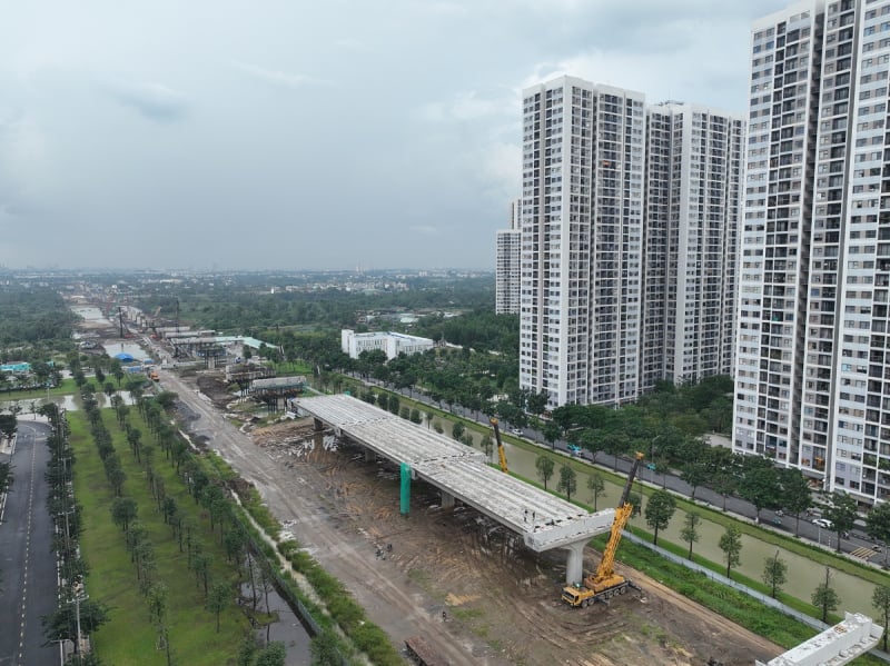 Vinhomes Grand Park là đại đô thị duy nhất có Vành đai 3 chạy xuyên tâm