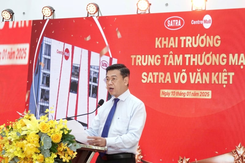 Phó Chủ tịch UBND TPHCM Nguyễn Văn Dũng phát biểu tại lễ khai trương