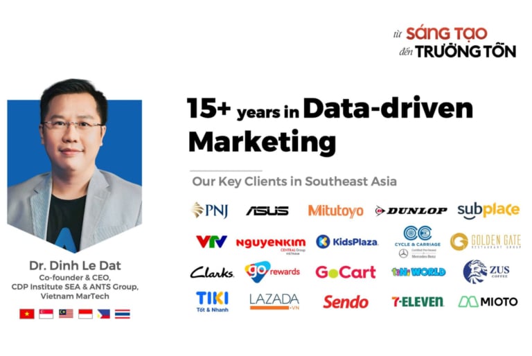 TS. Đinh Lê Đạt với hơn 15 kinh nghiệm lĩnh vực Data-driven Marketing