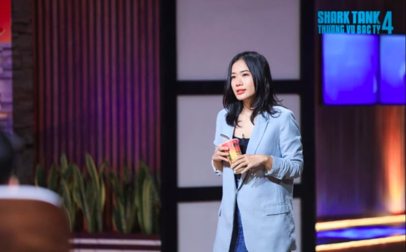 CEO kiêm Founder Luminus gọi vốn trên chương trình Shark Tank Việt Nam mùa 4.