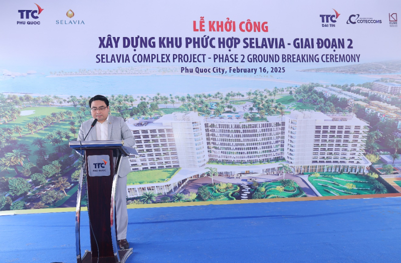 Ông Nguyễn Thanh Ngữ - Chủ tịch HĐQT, Tổng Giám đốc TTC Phú Quốc cho biết phân khu A4.1 và A3 được quy hoạch theo định hướng “Sống khỏe - Sống xanh - Sống an lành”