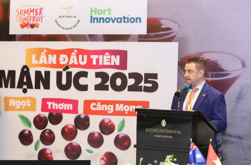 Ông Christopher Morley, Tham tán Thương mại thuộc Cơ quan Thương mại và Đầu tư Chính phủ Australia (Austrade) tại Việt Nam.