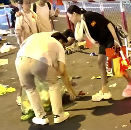 Hiện trường sau khi