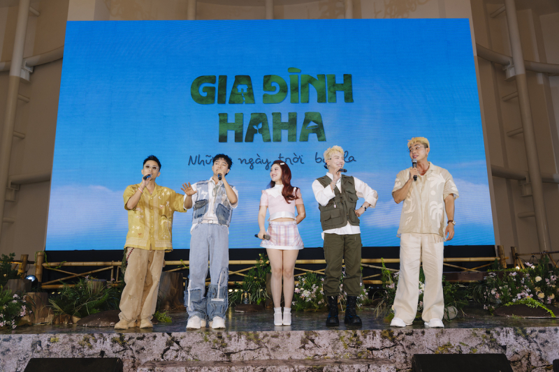 Các nghệ sĩ tham gia trải nghiệm Gia đình Haha