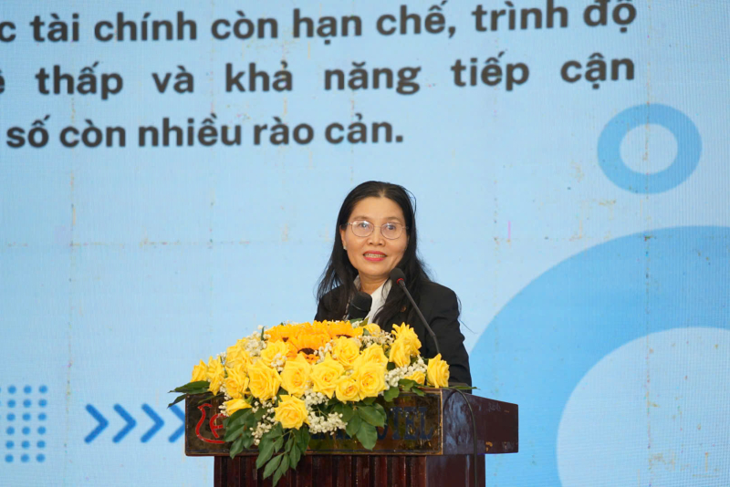 Bà Tạ Bích Phượng, Chủ tịch Hội Doanh nhân trẻ Sóc Trăng