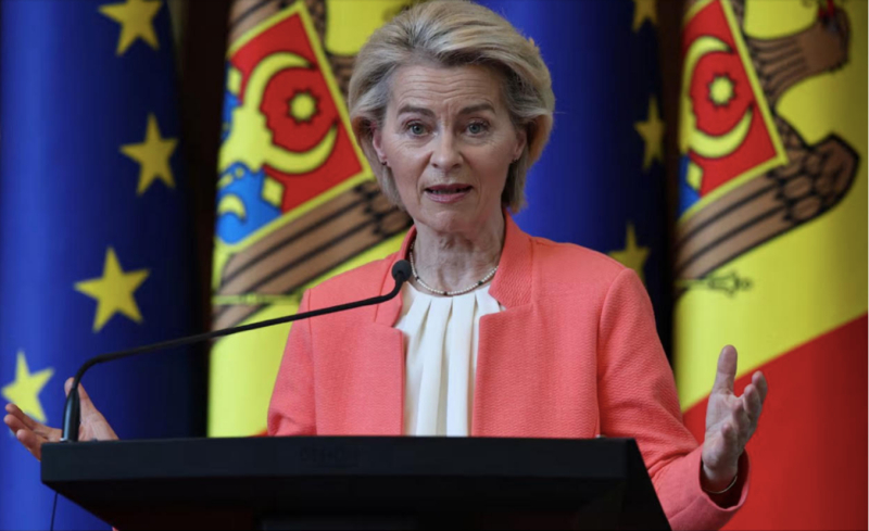 Chủ tịch Ủy ban châu Âu (EC), Ursula von der Leyen. Ảnh: Reuters