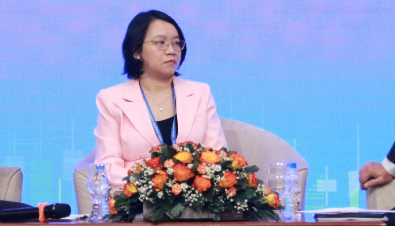 Bà Mã Thanh Loan - CEO Công ty Auxesia Holdings, Phó Chủ tịch thường trực Câu lạc bộ Doanh nghiệp tư vấn TP.HCM.