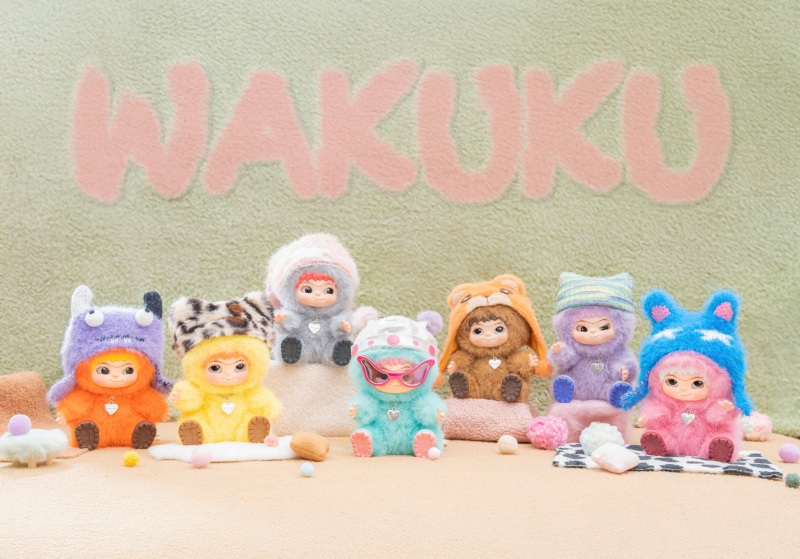 Các búp bê nhân vật Wakuku của Miniso. Ảnh: Miniso