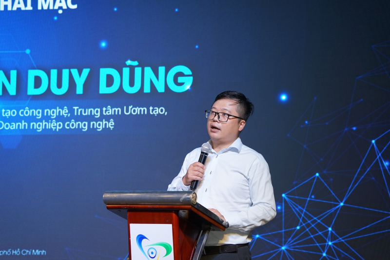 Ông Nguyễn Duy Dũng, Trưởng phòng Ươm tạo công nghệ, Trung tâm ươm tạo, Cục Khởi nghiệp và Doanh nghiệp Công nghệ