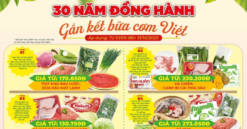 Khách hàng đang lựa chọn combo trong 