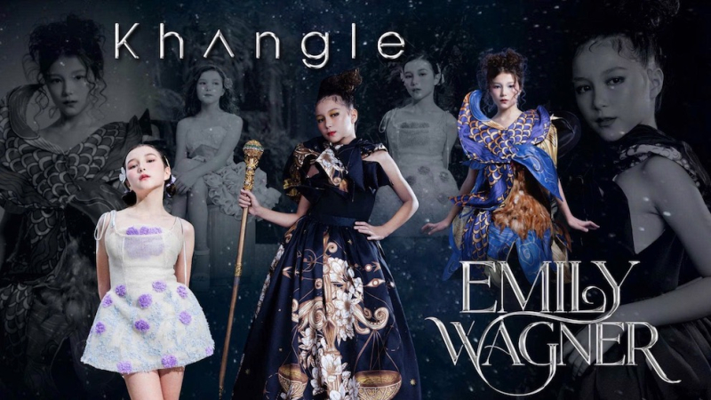 Emily Wagner đã được NTK Khang Lê giao cho vai trò “nàng thơ” khi trình diễn BST “The Horoscopes” tại New York Couture Fashion Week