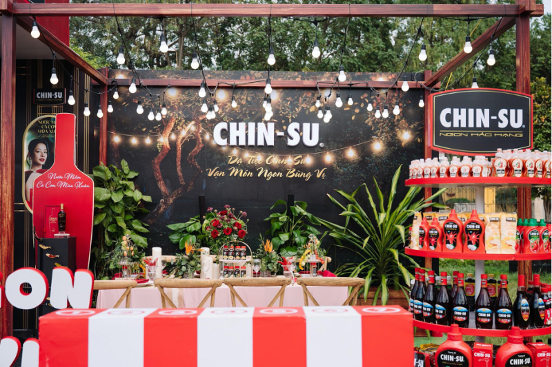 Gian hàng CHIN-SU - Sản phẩm của Masan tại Festival Phở 2025