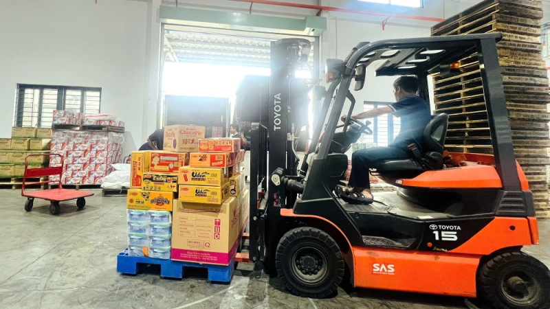 Kho Bình Đường từ năm 2024 đã trở thành điểm nhấn trong chuỗi logistics của SATRA. Ảnh: SATRA 