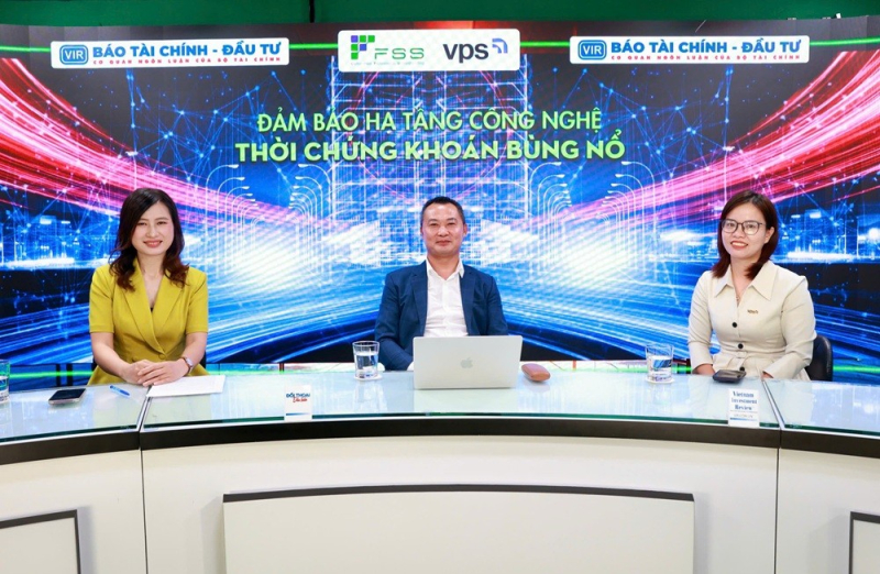 Toạ đàm “Đảm bảo hạ tầng công nghệ thời chứng khoán bùng nổ”, thuộc chuỗi Chương trình “Đổi mới sáng tạo - Đòn bẩy cho kỷ nguyên mới”.