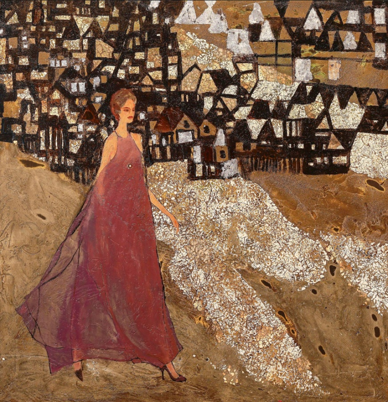 Tác phẩm Phố đêm của Uyên Mai