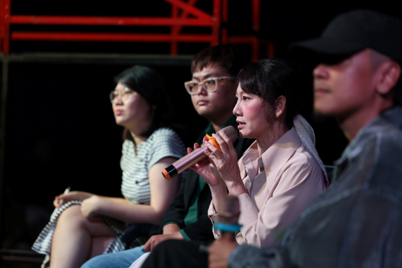NSND Mỹ Uyên chia sẻ tại buổi ra mắt