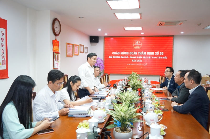 Đoàn thẩm định làm việc tại Tổng Công ty Thương mại Sài Gòn - TNHH Một thành viên MTV (SATRA)