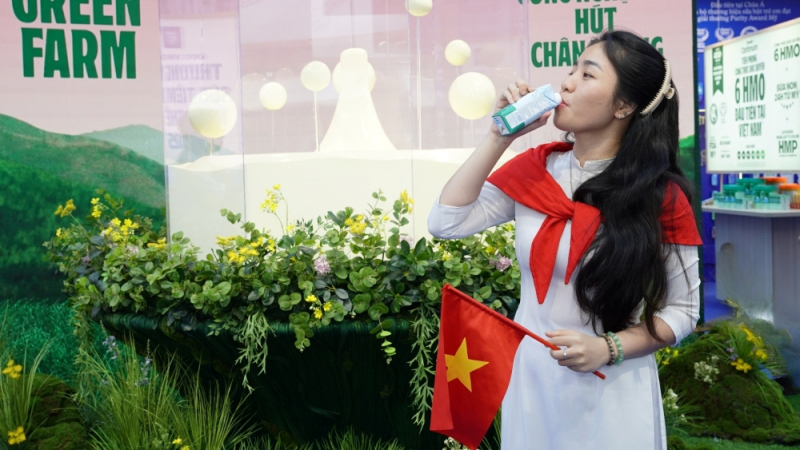 Vinamilk Green Farm Cao Đạm là dòng sản phẩm tiêu biểu cho chiến lược phát triển sản phẩm hướng đến tương lai của Vinamilk (Ảnh: Minh Anh). 