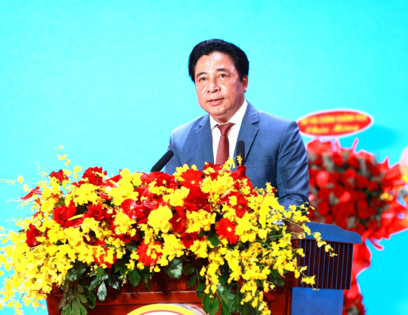 Ông Nguyễn Khắc Toàn- Chủ tịch UBND tỉnh Khánh Hòa phát biểu tại buổi lễ