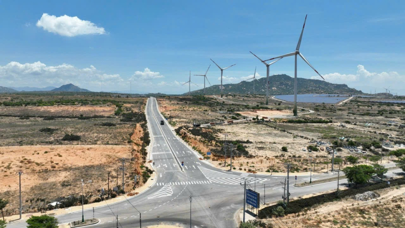 Vùng dự án điện gió Ninh Thuận