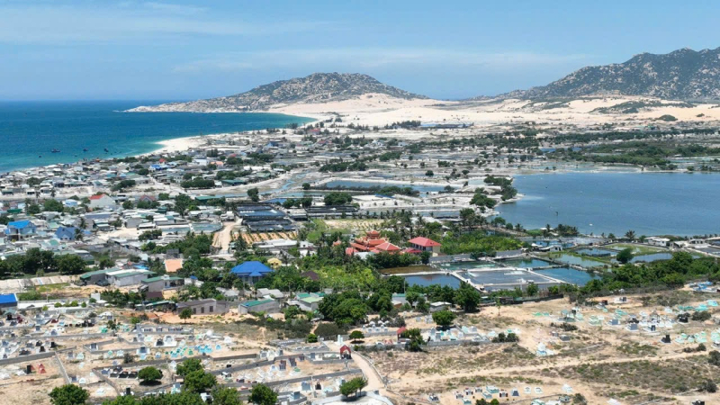 Vùng dự án Nhà máy điện hạt nhân Ninh Thuận 1 ở Phước Dinh