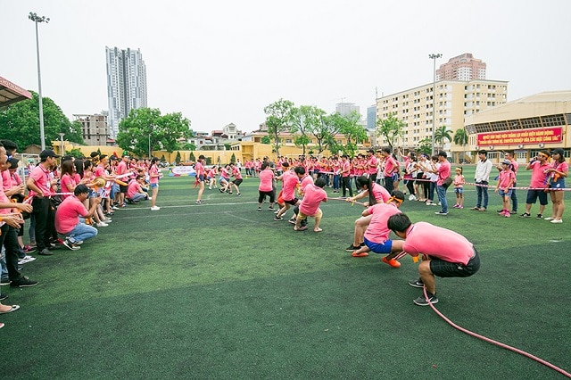 Doanh nghiệp tổ chức Ngày hội thao cho công nhân nhằm nâng cao thể chất người lao động. Ảnh: Internet