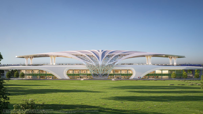 Ga Depot của tuyến đường sắt tốc độ cao Bến Thành - Cần Giờ kề cận nhà phố Prime Boulevard.