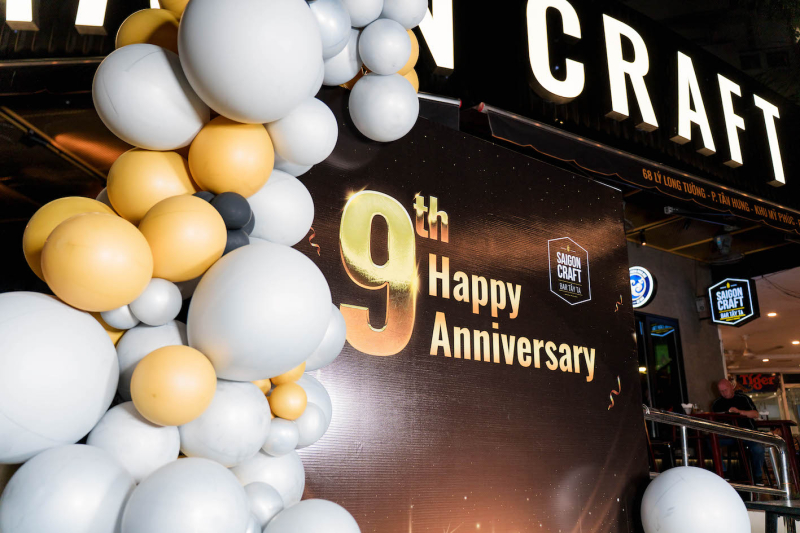 Mừng sinh nhật lần thứ 9 của Saigon Craft
