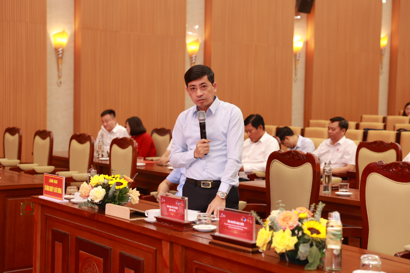 Đại diện Sở tài chính phát biểu tại sự kiện