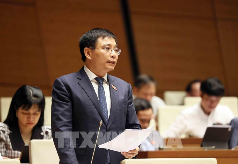 Phó Thủ tướng Nguyễn Văn Thắng phát biểu giải trình, làm rõ một số vấn đề đại biểu Quốc hội nêu. Ảnh: An Đăng - TTXVN