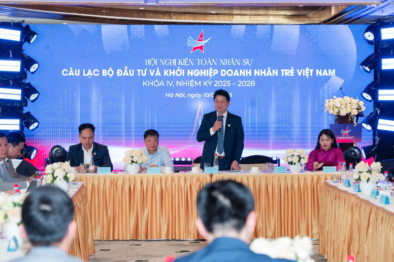 Trung ương Hội Doanh nhân trẻ Việt Nam bổ nhiệm ông Lê Mạnh làm Chủ tịch CLB Đầu tư và Khởi nghiệp Doanh nhân trẻ Việt Nam