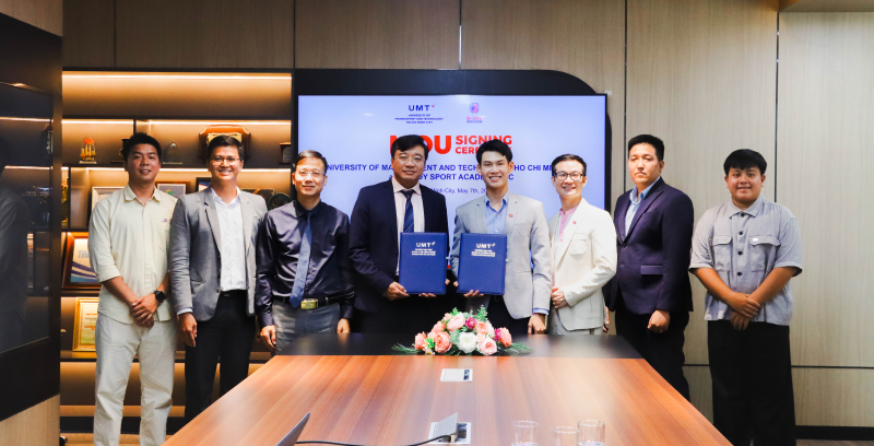 Lễ ký kết giữa D-Joy và UMT đánh dấu bước phát triển mới trong chiến lược mở rộng hệ sinh thái doanh nghiệp, đặc biệt đối với ngành Quản lý Thể dục Thể thao. 
