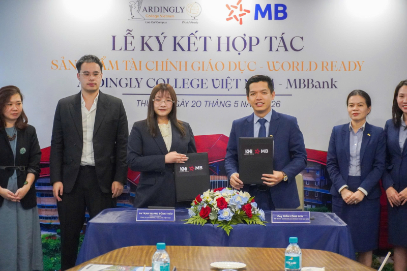 Trường Ardingly College hợp tác chiến lược cùng MB Bank ra mắt sản phẩm liên kết Tài chính - Giáo dục World Ready