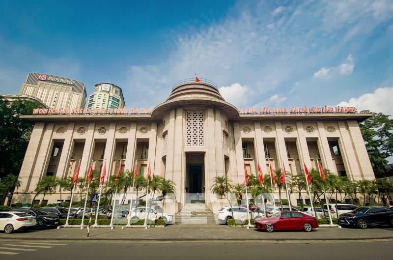 Trụ sở Ngân hàng NN Việt Nam. Ảnh benew