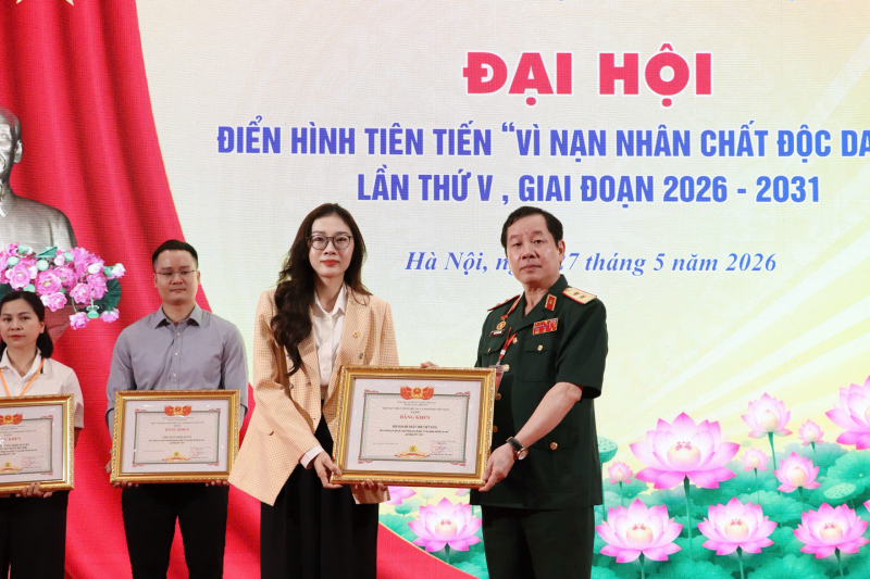 Hội DNT Việt Nam vinh dự nhận Bằng khen của VAVA vì có thành tích xuất sắc trong phong trào thi đua “Vì nạn nhân chất độc da cam” giai đoạn 2021 - 2026