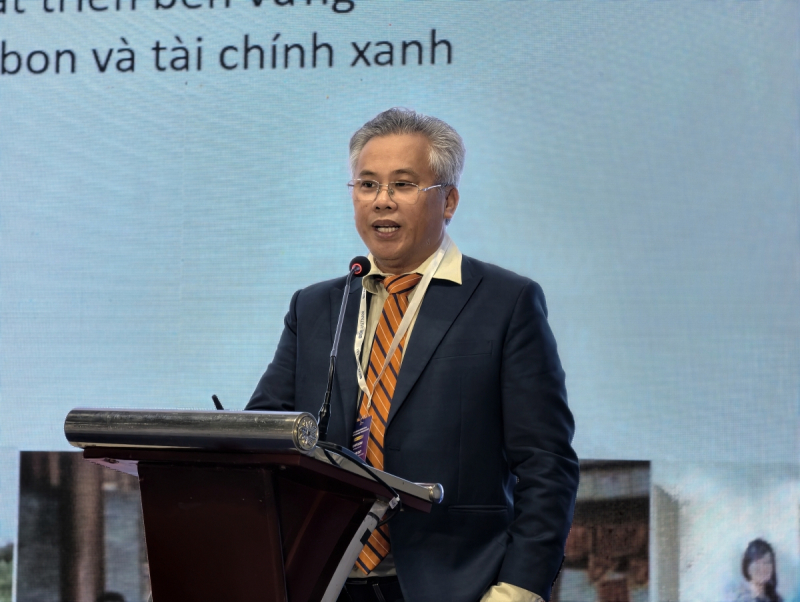 Ông Thái Trần - Chủ tịch Hanam Group phát biểu tại sự kiện