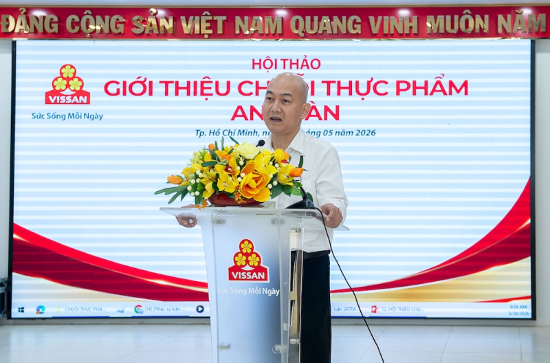 Ông Nguyễn Nguyên Phương - Phó Giám đốc Sở Công thương TP.HCM chia sẻ tại hội thảo