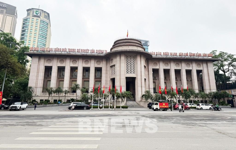 Trụ sở Ngân hàng nhà nước Việt Nam. Ảnh: Trần Trung/Bnews/TTXVN