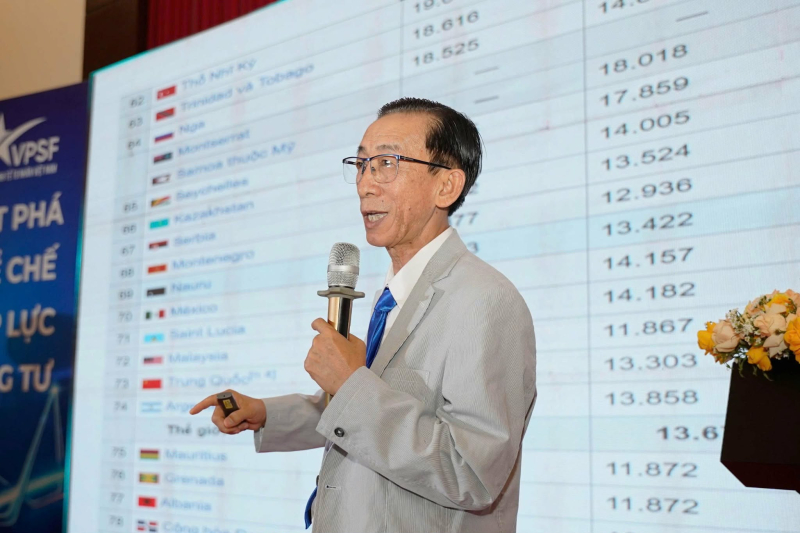 PGS.TS Trần Hoàng Ngân phát biểu tại sự kiện