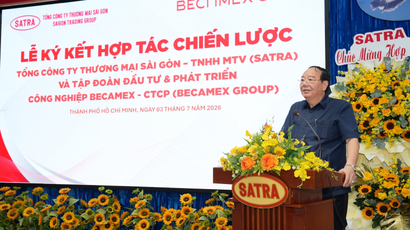 PGS.TS Nguyễn Văn Cường, Phó Cục trưởng, Cục Hành chính - Quản trị II, Văn phòng Chính phủ tại TP.HCM phát biểu tại buổi lễ