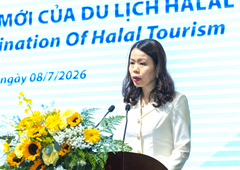 Thứ trưởng Bộ Ngoại giao Nguyễn Minh Hằng phát biểu khai mạc hội nghị.