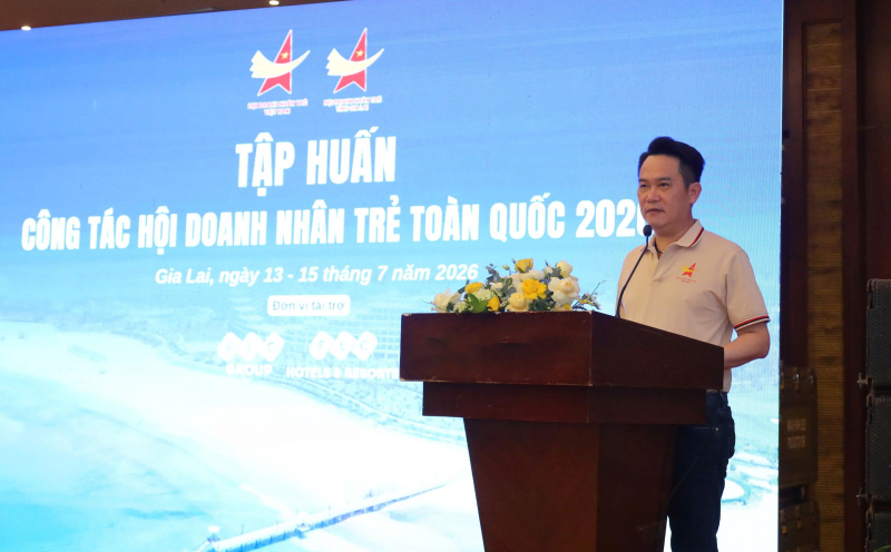 Chủ tịch Hội DNT Việt Nam Đặng Hồng Anh phát biểu tại sự kiện