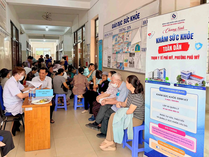 Chiến dịch khám sức khỏe toàn dân năm 2026 đang bước vào giai đoạn tăng tốc. Ảnh: Internet