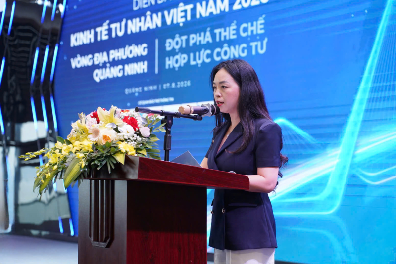 Bà Vũ Thị Kim Chi - Phó Giám đốc Sở Khoa học và Công nghệ tỉnh Quảng Ninh.