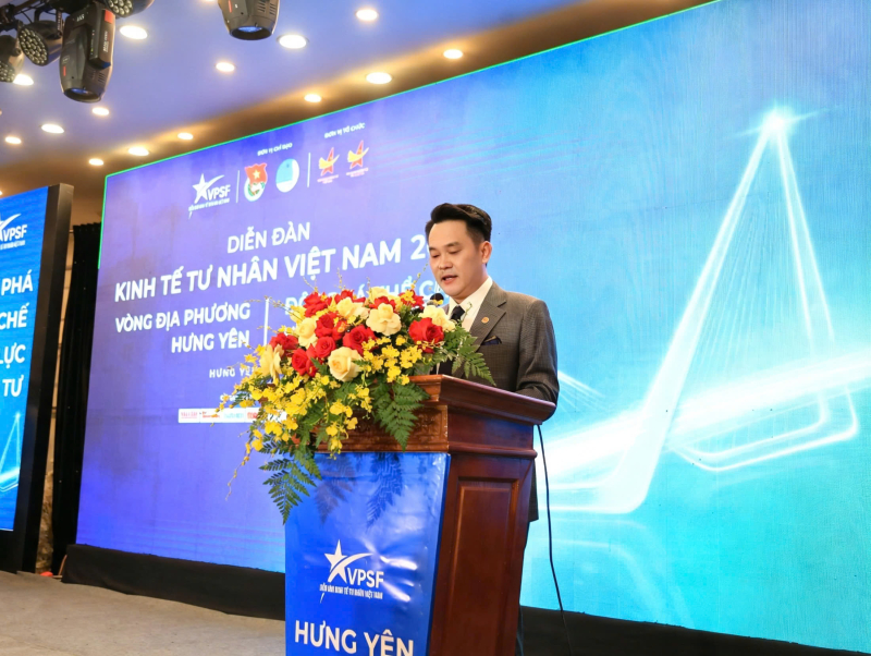 Ông Đặng Hồng Anh, Chủ tịch Hội Doanh nhân trẻ Việt Nam