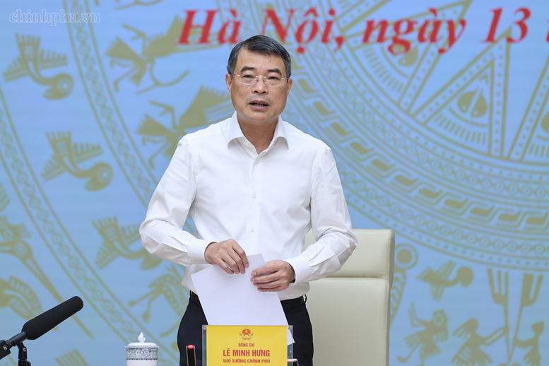 Thủ tướng Chính phủ Lê Minh Hưng chủ trì cuộc làm việc với Ngân hàng Nhà nước Việt Nam (NHNN) và hệ thống các tổ chức tín dụng. (Ảnh: chinhphu.vn/Nhật Bắc)