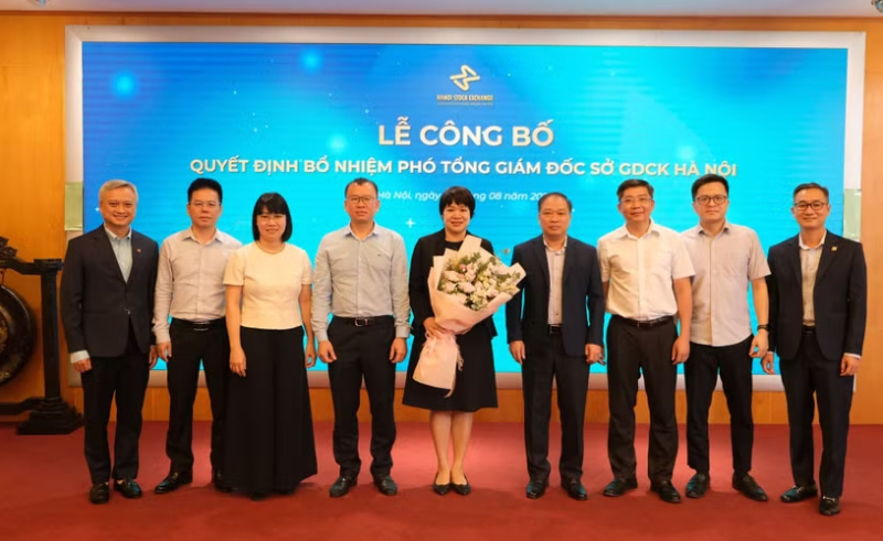 Bà Nguyễn Thị Thu Hà được bổ nhiệm giữ chức Phó Tổng Giám đốc Sở Giao dịch Chứng khoán Hà Nội