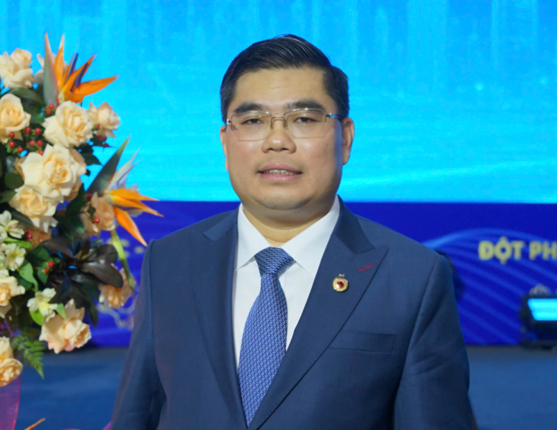Ông Phan Tấn Đạt - tân Chủ tịch Hội Doanh nhân trẻ TP.HCM (YBA HCM). Ảnh: Đinh Hoa